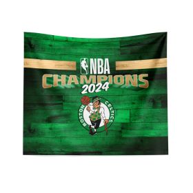 NBA Champs Celtics Hardwood Printed Wall Hanging