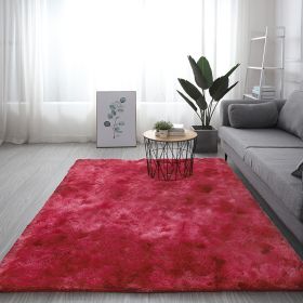 Plush Girl's Room With Tatami Mats Beside The Bed (Option: Wine Red-120x160cm)