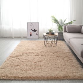 Plush Girl's Room With Tatami Mats Beside The Bed (Option: Beige1-140X200cm)