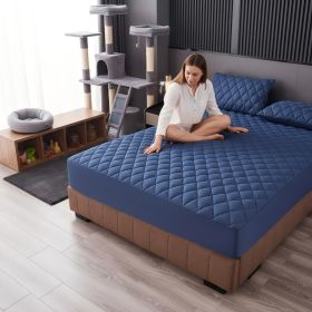 1PC Breathable Quilted Fitted Sheet, Secure Elastic Mattress Protector Cover (Option: 39x75 inch)